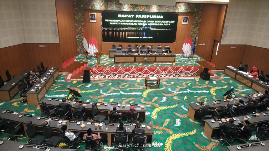 Bangkalan, DPRD,  LKPJ 2025, PAD, Pelayanan Publik, KPK, Pemkab