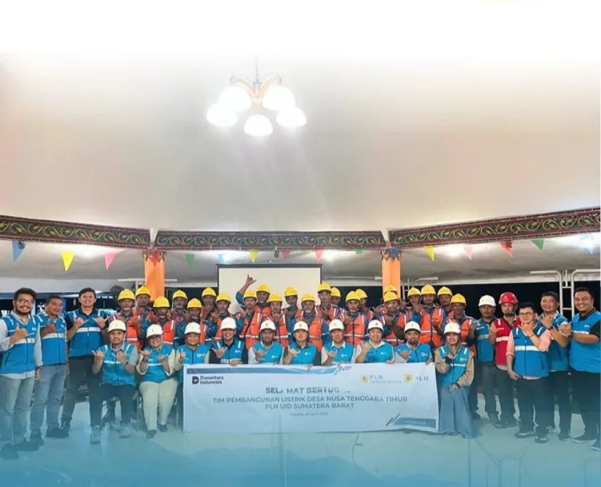 PLN Sumbar Kirim 29 Personel ke NTT Percepat Listrik Desa