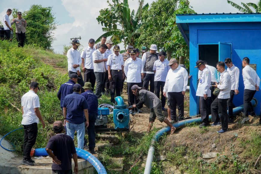 Hadapi El Nino, Kementan Perkuat Irigasi Pompa di Lamongan