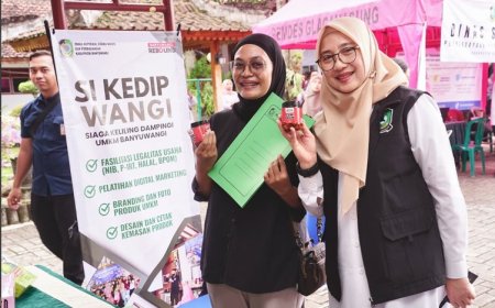 Perkuat UMKM, Banyuwangi Fasilitasi Pengurusan Legalitas Usaha dan Produk Keliling Desa
