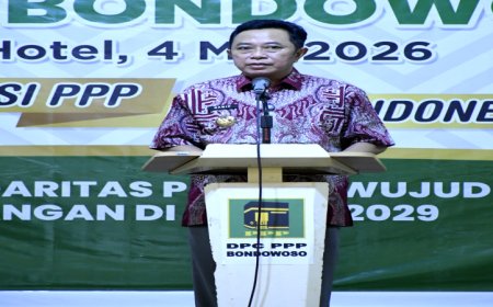 Muscab PPP Bondowoso, Bupati Tekankan Soliditas dan Sinergi Nyata