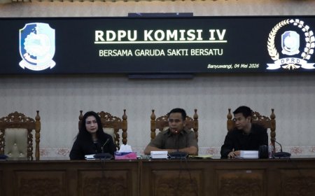 RDPU Soal Lahan Bekas Tambang Galian C, Komisi IV DPRD Banyuwangi Akan Lakukan Kajian dan Tinjau Lapang bersama Tim Terpadu