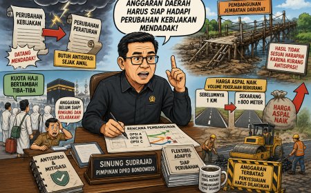 Pimpinan DPRD Bondowoso Kritisi Perencanaan Daerah yang Dinilai Belum Antisipatif