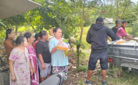Tambang Pasir CV Bangkit Anugrah Jaya Salurkan Ratusan Paket Sembako untuk Warga Pancoran Rogojampi Banyuwangi