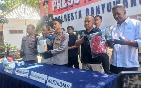 Polresta Banyuwangi Gagalkan Pengiriman 2 Kilogram Sabu-Sabu ke Bali, Seorang Pria Asal Kediri Diamankan