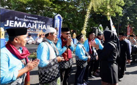 Sebanyak 1.312 Jemaah Haji Banyuwangi Telah Diberangkatkan ke Tanah Suci