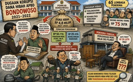 Dugaan Korupsi Hibah Bondowoso 2021, Penerima Buka - Bukaan saat Diperiksa Kejari