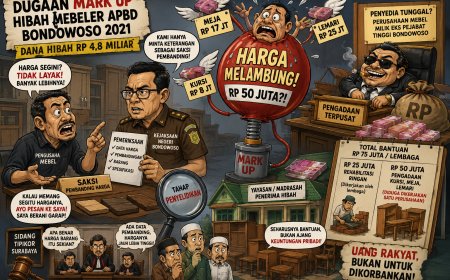 Harga Mebeler Hibah 2021 Bondowoso Diduga Dimark Up, Barang Melambung Tak Masuk Akal