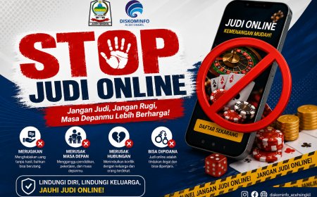 Bahaya Judi Online, Kominfo Aceh Singkil Ingatkan Ancaman Sosial dan Finansial