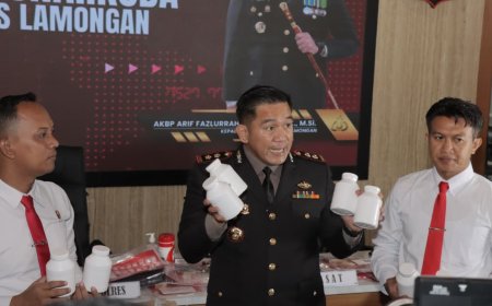 Polres Lamongan Bongkar Peredaran 143 Ribu Pil Haram, 40 Tersangka Ditangkap