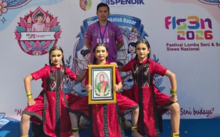 Siswa SDN Dukuh Mencek 03 Raih Juara 1 Lomba Tari FLS3N Tingkat Kabupaten Jember