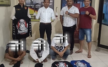 Tindak Tegas Premanisme, Polresta Banyuwangi Amankan Komplotan Pemuda Bersajam di Blimbingsari