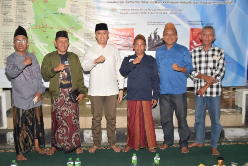 May Day Lamongan, Wabup Dirham Janjikan Kesejahteraan Buruh Prioritas Utama