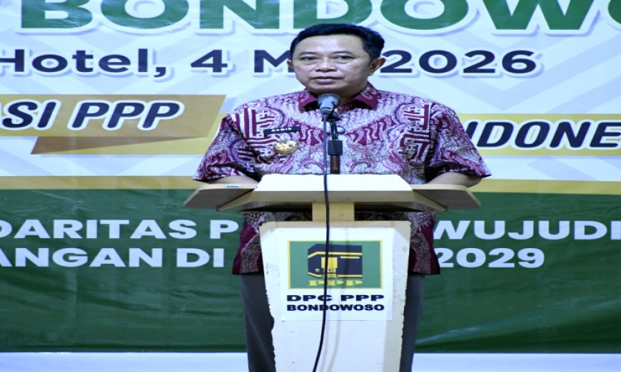 Muscab PPP Bondowoso, Bupati Tekankan Soliditas dan Sinergi Nyata
