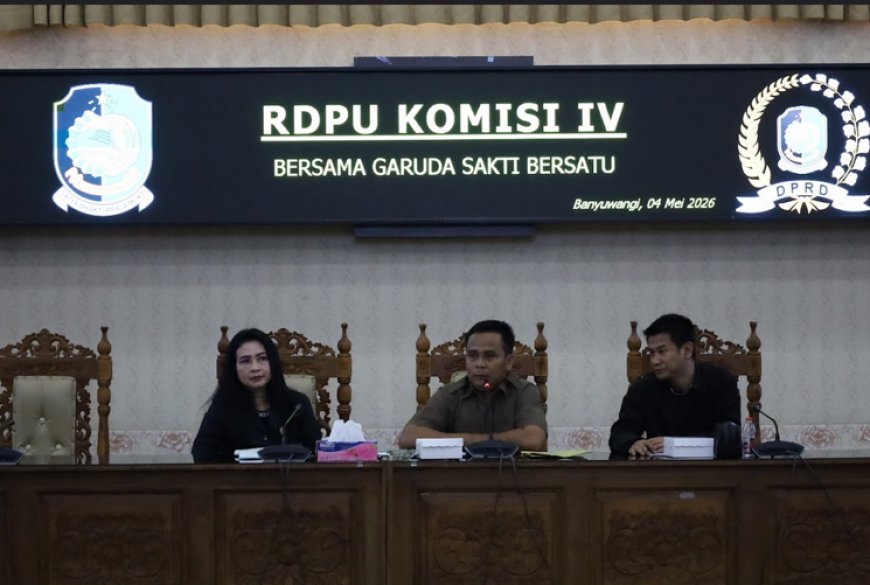 RDPU Soal Lahan Bekas Tambang Galian C, Komisi IV DPRD Banyuwangi Akan Lakukan Kajian dan Tinjau Lapang bersama Tim Terpadu