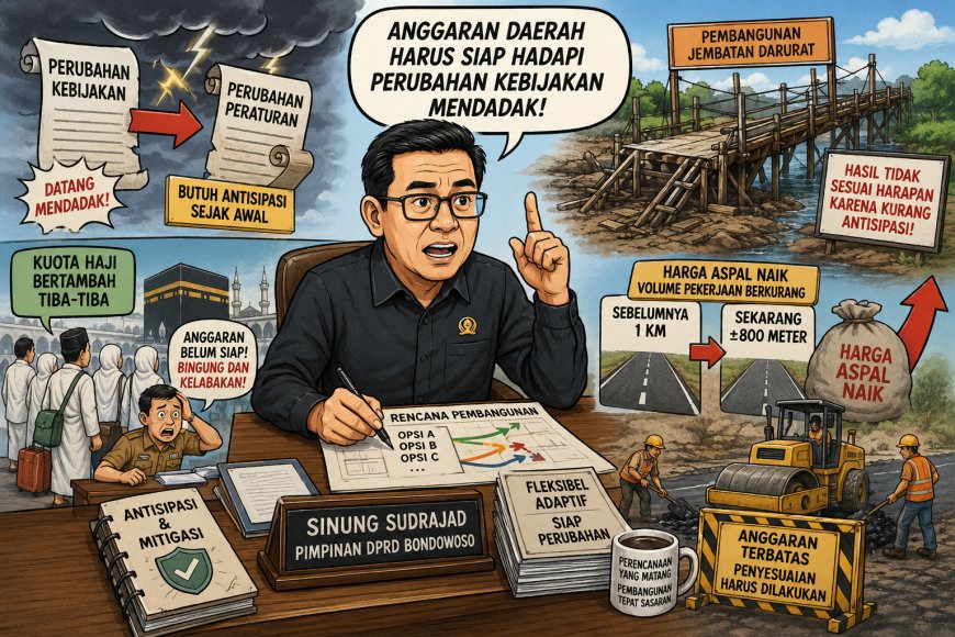 Pimpinan DPRD Bondowoso Kritisi Perencanaan Daerah yang Dinilai Belum Antisipatif