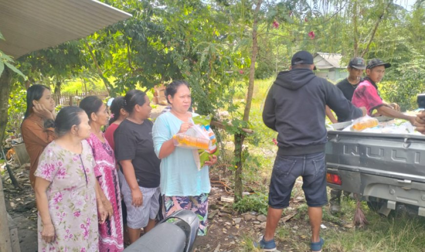 Tambang Pasir CV Bangkit Anugrah Jaya Salurkan Ratusan Paket Sembako untuk Warga Pancoran Rogojampi Banyuwangi