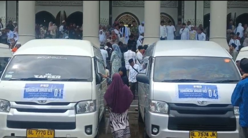 91 Jemaah Haji Aceh Singkil Berangkat ke Tanah Suci, Mayoritas Perempuan