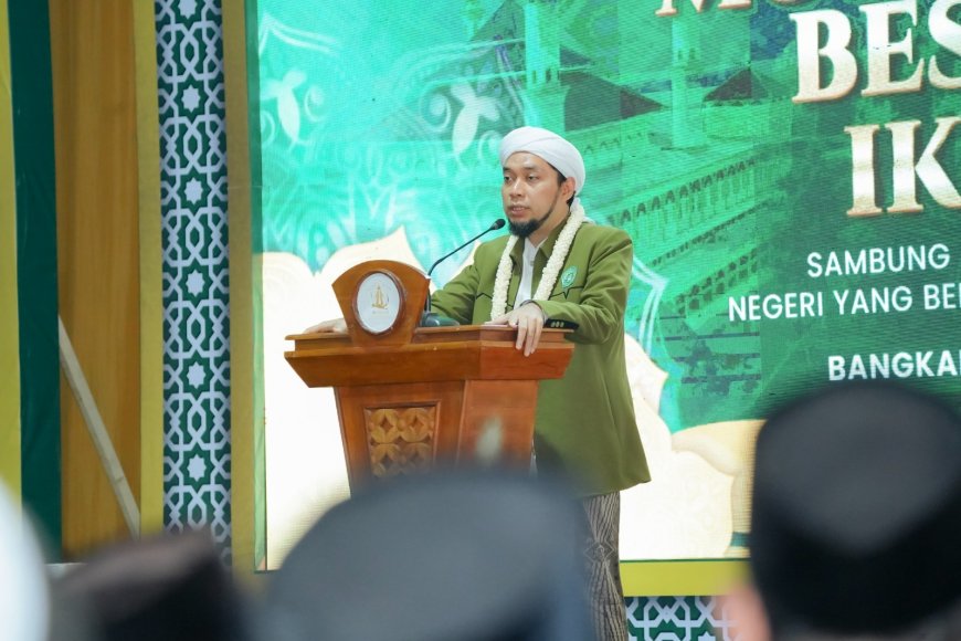 Kiai Azaim Buka MUBES XI IKSASS di Bangkalan, Alumni Diajak Sambung Juang Peradaban Bangsa Deskri