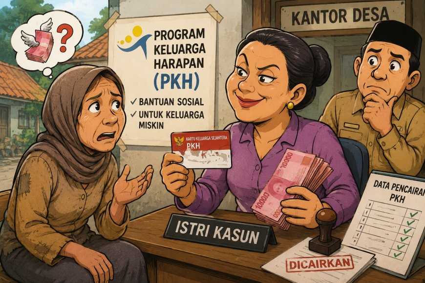 Dana PKH Diduga Dicairkan Istri Kasun, KPM Lamongan Tak Pernah Terima