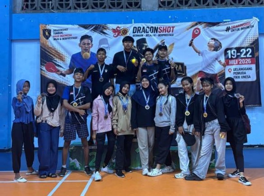 SMKN 1 Kamal Borong 10 Medali di Kejuaraan Dragonshot UNESA 2026