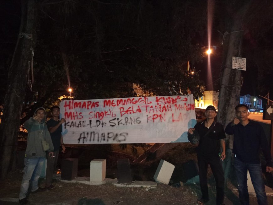 Spanduk Protes HIMAPAS Warnai Banda Aceh, Soroti Dugaan Pembiaran Perusahaan