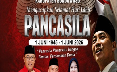 DPC PDIP Kabupaten Bondowoso Ucapkan Selamat Harlah Pancasila 2026