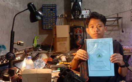 Tiga Tahun Menunggu, Perakit Robot Asal Bangkalan Ingin Kuliah