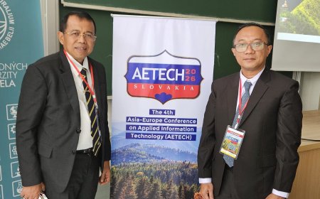 Tiga Dosen UNP Presentasikan Hasil Riset di Slovakia melalui Pendanaan Hibah Equity