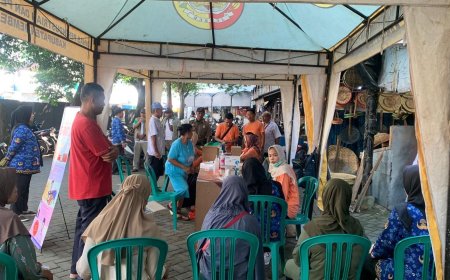 Peduli Kesehatan Pedagang, Pemkab Jember Gelar Pemeriksaan Kesehatan Gratis di Pasar Rakyat