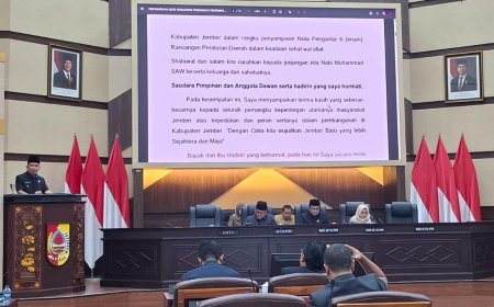 Rapat Paripurna DPRD Jember, Gus Fawait: Sinergi Pemerintah Jadi Kunci Penguatan Ekonomi Daerah