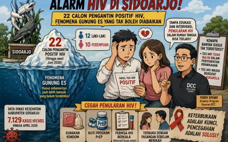Kasus HIV Mengintai Pernikahan, 22 Calon Pengantin Sidoarjo Terinfeksi Virus