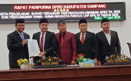 Pemkab Sampang Sampaikan Raperda Pertanggungjawaban APBD 2025 Raih WTP Kedelapan