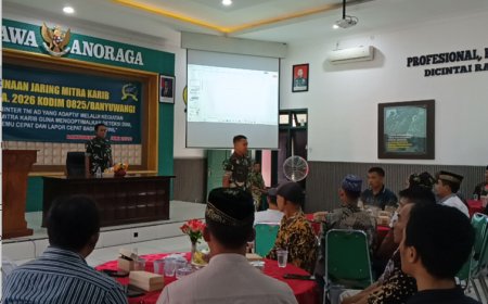 Kodim 0825/Banyuwangi Komitmen Perkuat Sistem Deteksi Dini, Libatkan Mitra Karib Antisipasi Potensi Gangguan Wilayah