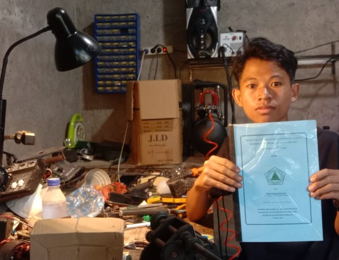 Tiga Tahun Menunggu, Perakit Robot Asal Bangkalan Ingin Kuliah