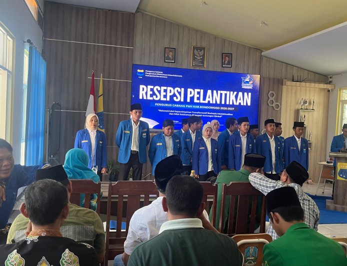 Pelantikan PC PMII Bondowoso Perkuat Tradisi Intelektual, Siapkan Kader Pemimpin Masa Depan Bangsa