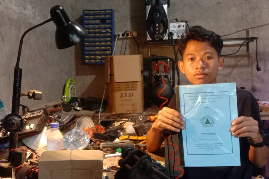 Tiga Tahun Menunggu, Perakit Robot Asal Bangkalan Ingin Kuliah