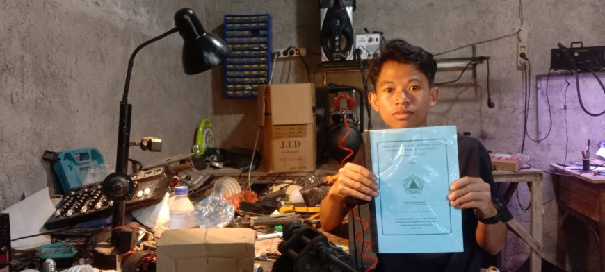 Tiga Tahun Menunggu, Perakit Robot Asal Bangkalan Ingin Kuliah