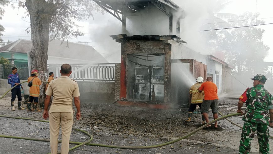 Pom Mini di Sukosari Bondowoso Terbakar, Tiga Penjaga Alami Luka Ringan