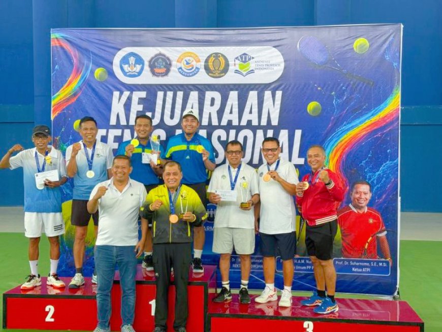 Profesor UNP Raih Juara Tiga Kejuaraan Tenis ATPI Nasional 2026