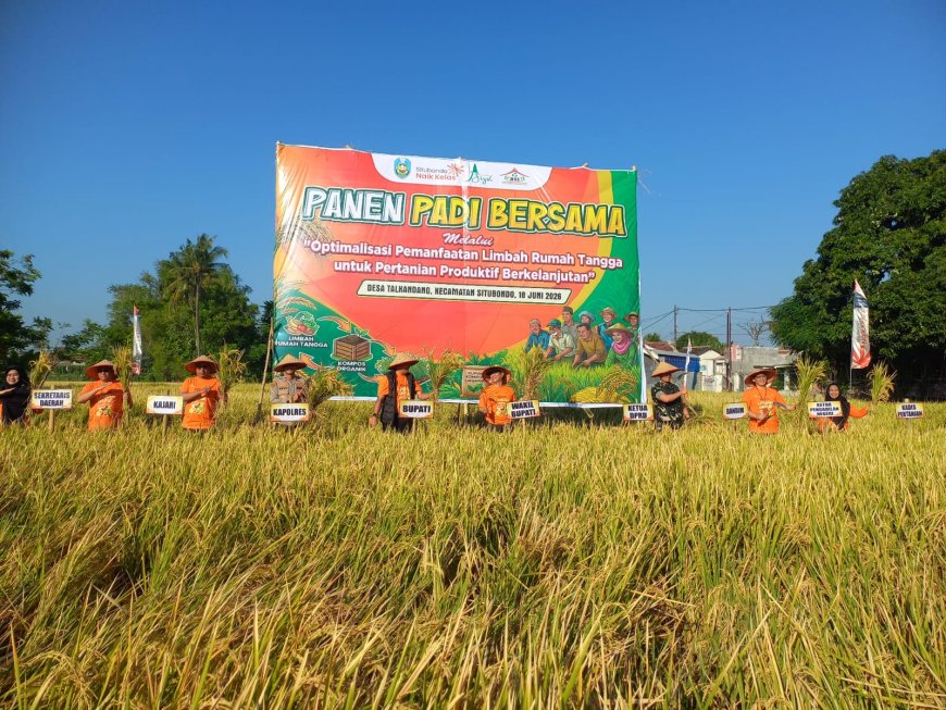Bupati Rio Takjub Inovasi Limbah Dapur, Produktivitas Padi Situbondo Naik Signifikan