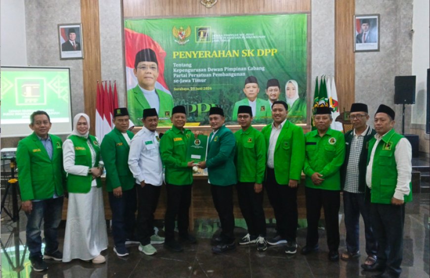 Terima SK, Saiful Anam Resmi Nakhodai DPC PPP Kabupaten Banyuwangi Periode 2026-2031