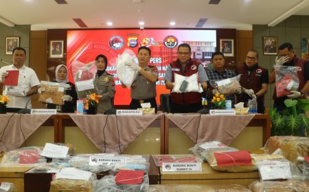 Polda Sumbar Ungkap 705 Kasus Narkoba, 916 Tersangka Ditangkap Selama Semester Pertama 2026