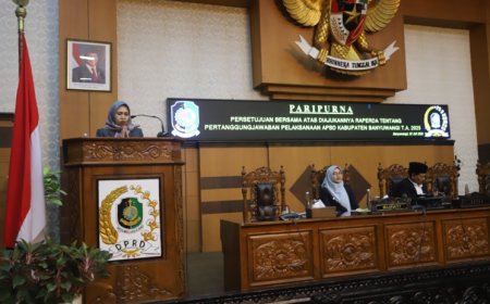 DPRD Banyuwangi Setujui Raperda Pertanggungjawaban Pelaksanaan APBD Tahun 2025 Menjadi Perda