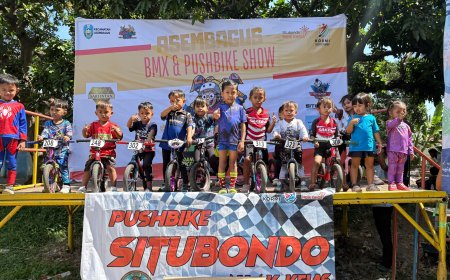 Ratusan Bocah Ramaikan Lomba Pushbike dan BMX Cilik, KORMI Bidik Regenerasi Atlet Daerah