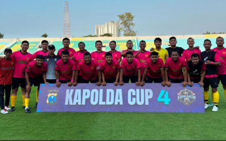 Bukti Kerja Keras dan Kekompakan, Polresta Banyuwangi Raih Juara 3 Sepak Bola Kapolda Cup IV Jawa Timur