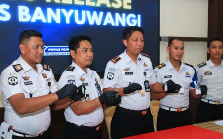 Lapas Banyuwangi Gagalkan Penyelundupan Sabu Dan Ekstasi, Modus Dilempar Dari Luar Tembok