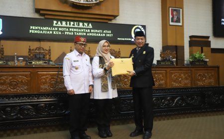Bupati Banyuwangi Ipuk Fiestiandani Sampaikan Nota Pengantar KUA PPAS APBD 2027
