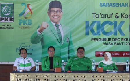 Ta”aruf dan Kick Of Kepengurusan Baru, DPC PKB Banyuwangi Perkuat Konsolidasi Pemenangan Agenda Politik ke Depan