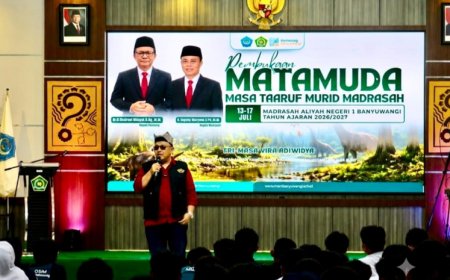 Awali Tahun Ajaran Baru, MAN 1 Banyuwangi Tanamkan Semangat Anti Narkoba kepada Ratusan Murid Baru